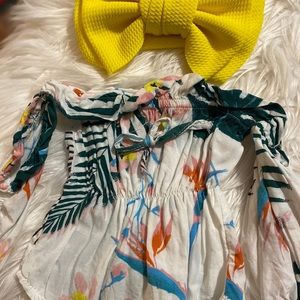 Infant tropical romper 3 months